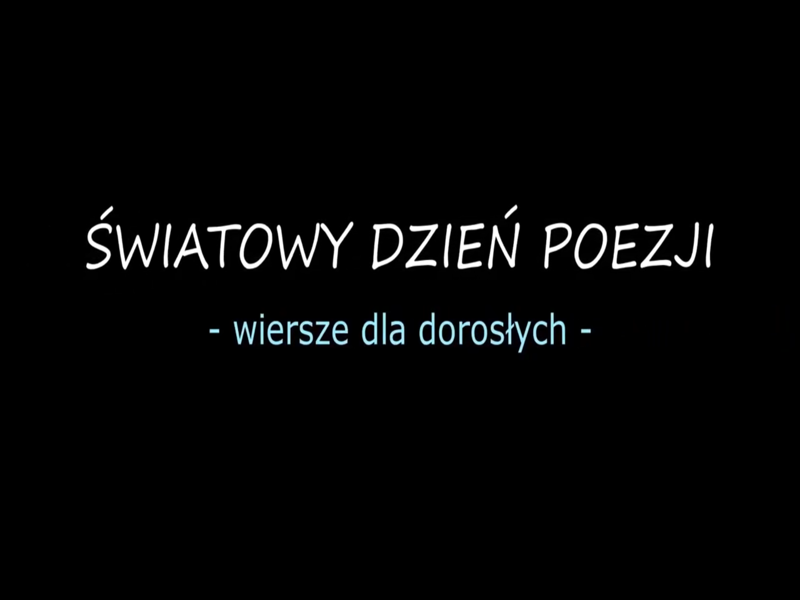 światowy dzień poezji