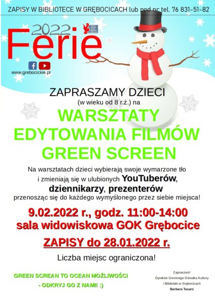 9.02.22 warsztaty green screen