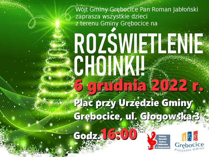 6.12.2022 plakat Rozświetlenie choinki