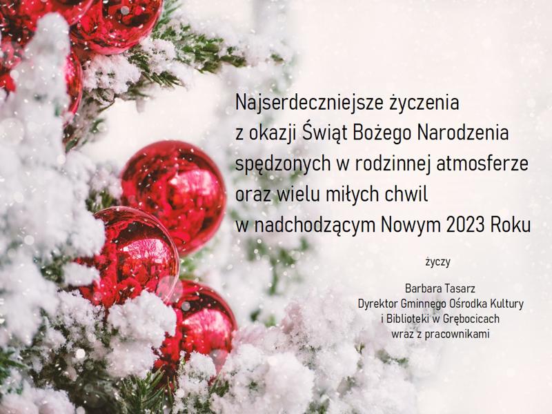 życzenia bożonarodzeniowe 2022