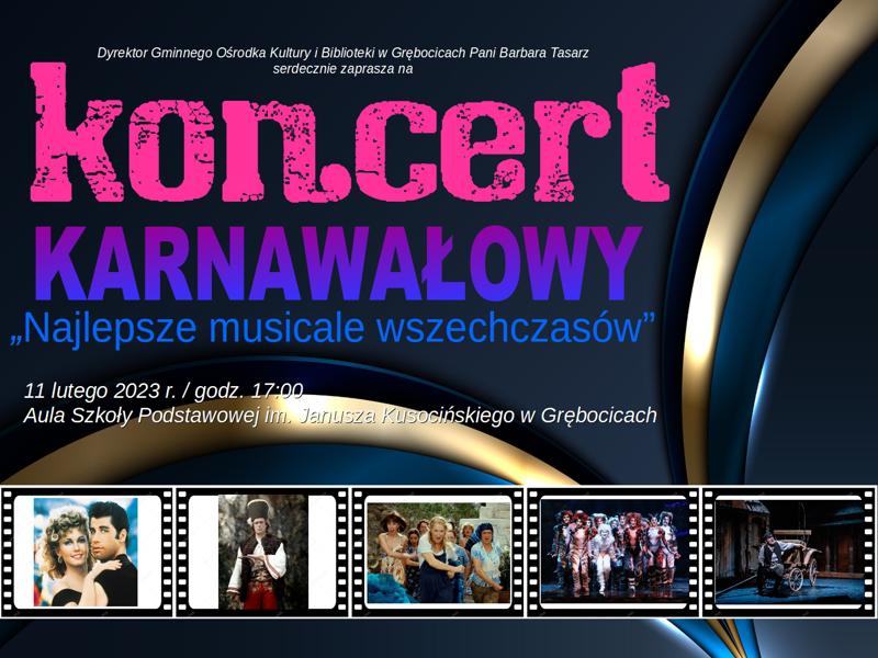 PLAKAT Koncert Karnawałowy 2023 klatki zdjęciowe