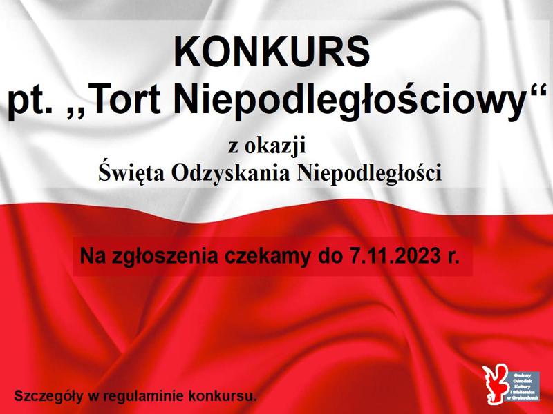 Konkurs pt. Tort Niepodległościowy