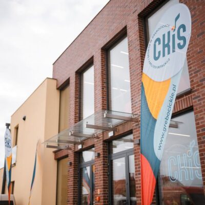 Nowy budynek Gminnego Ośrodka Kultury w Grębocicach