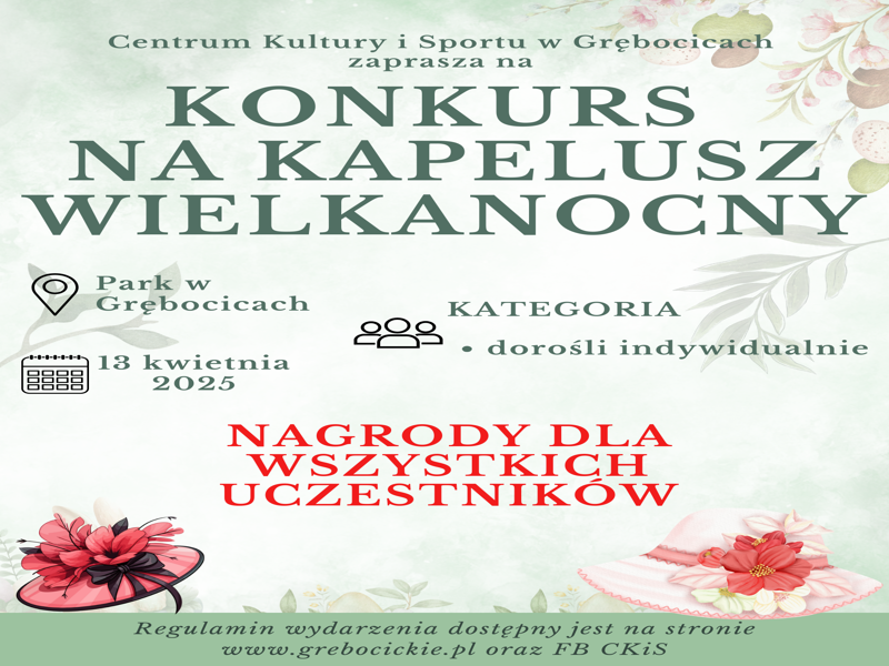 Konkurs na Kapelusz Wielkanocny