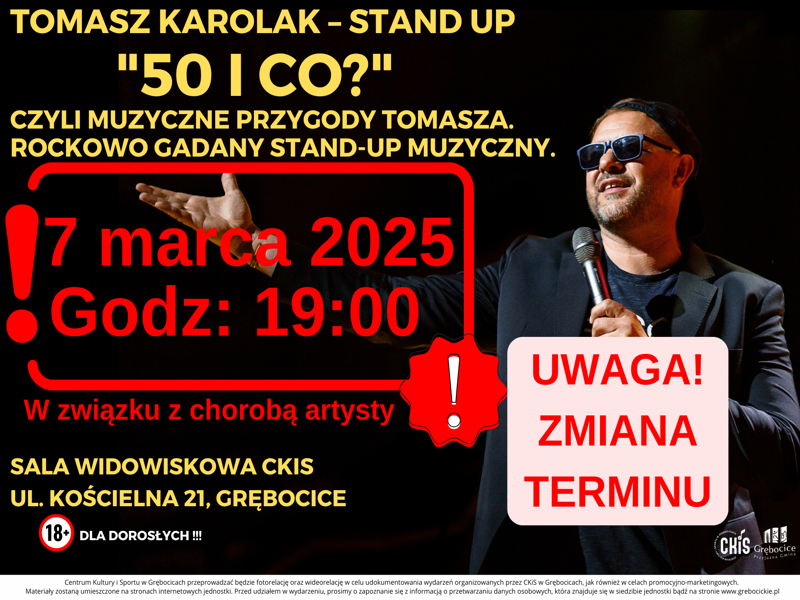 TOMASZ KAROLAK PLAKAT