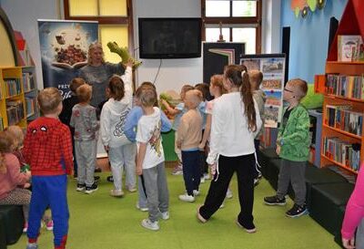 Legenda o Smoku Wawelskim zajęcia w Bibliotece