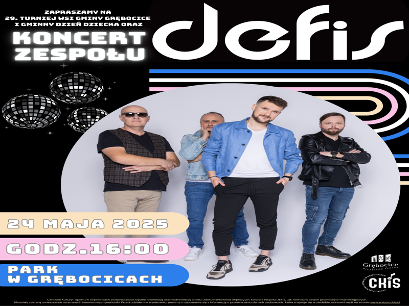 Plakat zespołu Defis