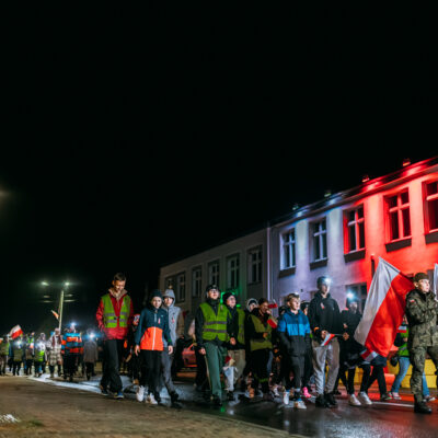 Nocny Marszobieg Pokoleń ,, Światło dla Niepodległej