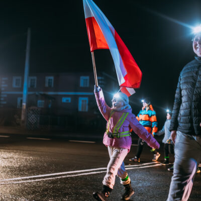 Nocny Marszobieg Pokoleń ,, Światło dla Niepodległej