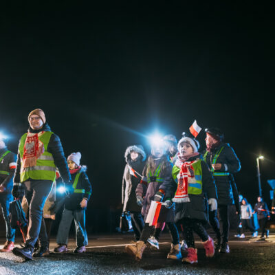 Nocny Marszobieg Pokoleń ,, Światło dla Niepodległej