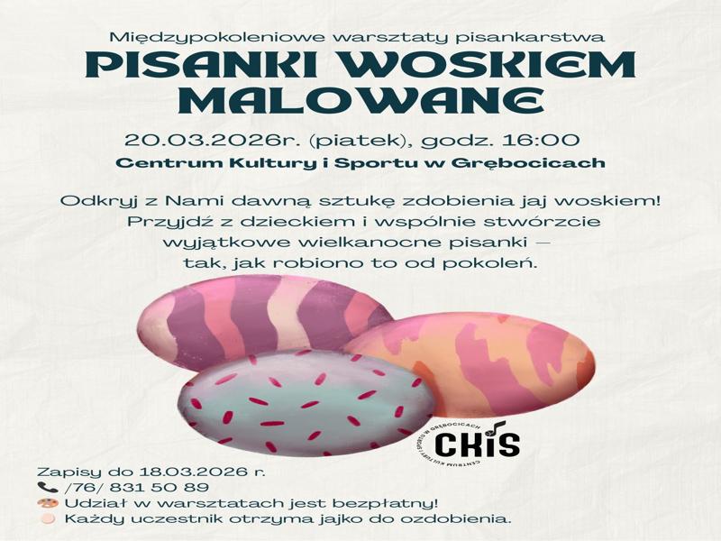 20.03.2026 WARSZTATY MALOWANIA PISANEK