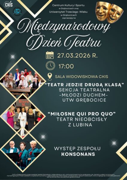 Międzynarod owy dzień teatru z piosenką w tle