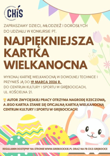 konkurs na najpiękniejszą kartkę wielkanocną