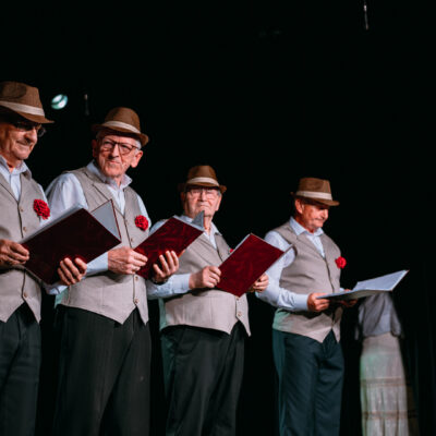 od lewej strony- Stanisław Lipski, Andrzej Głowacki, Stanisław Charko i Zbigniew Buczek
