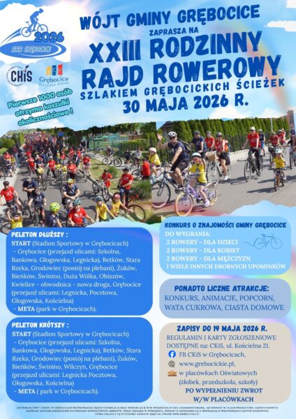 XXIII RODZINNY RAJD ROWEROWY